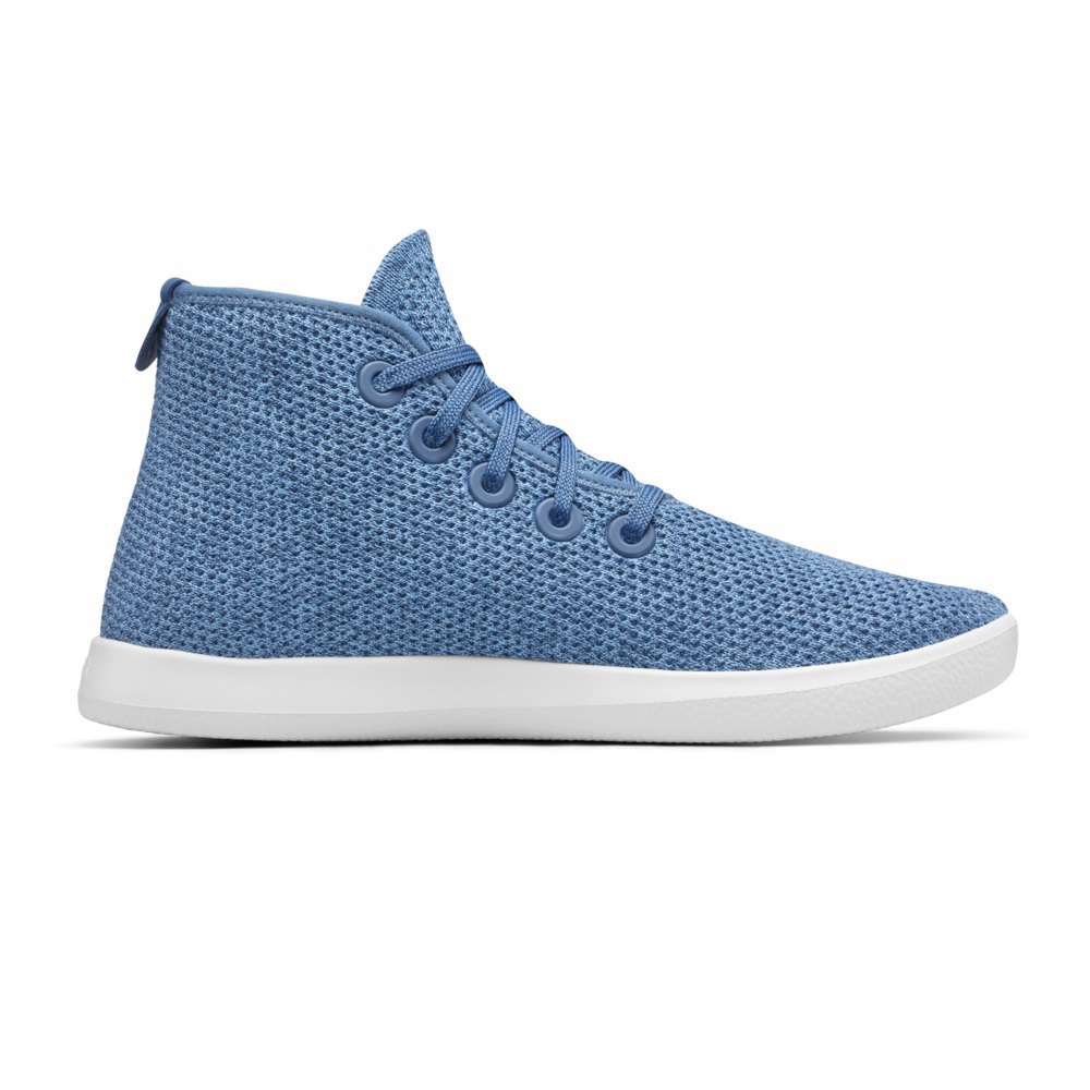 Allbirds Men\'s Boots Blue - Tree Toppers - 62457EFVQ